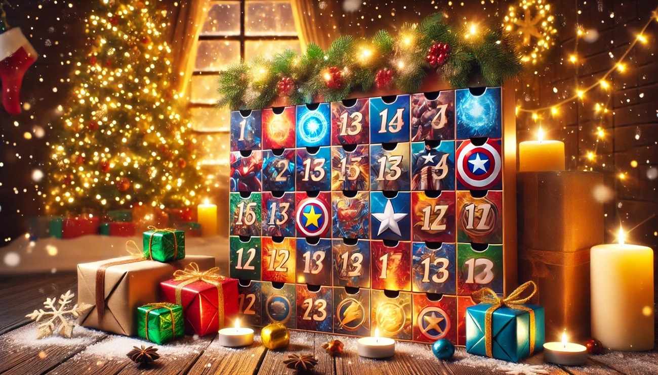 Calendrier De L'Avent Spiderman Avec 12 Paires De Chaussettes - Taille 40-45 - Cadeau Marvel Pour Fans - Chaussettes Sport Et Classiques